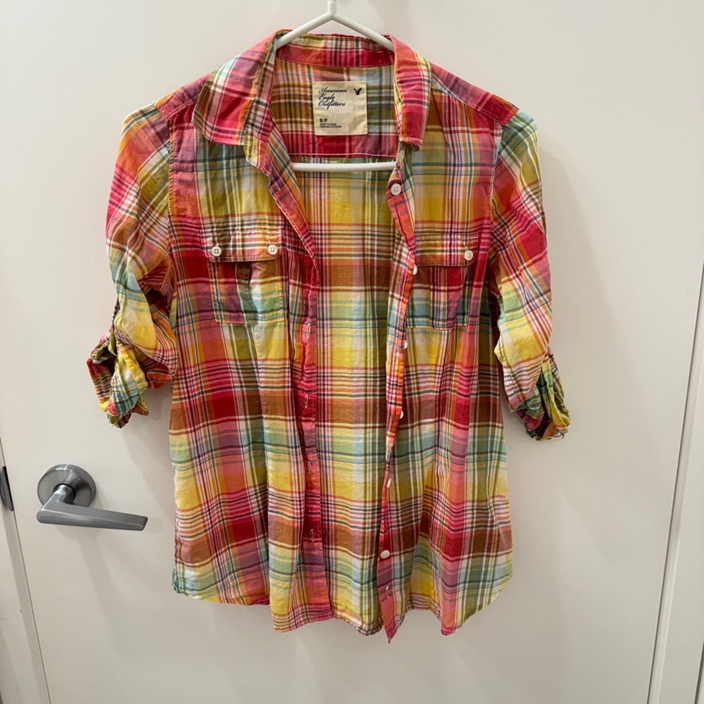 American Eagle Plaid Shirt